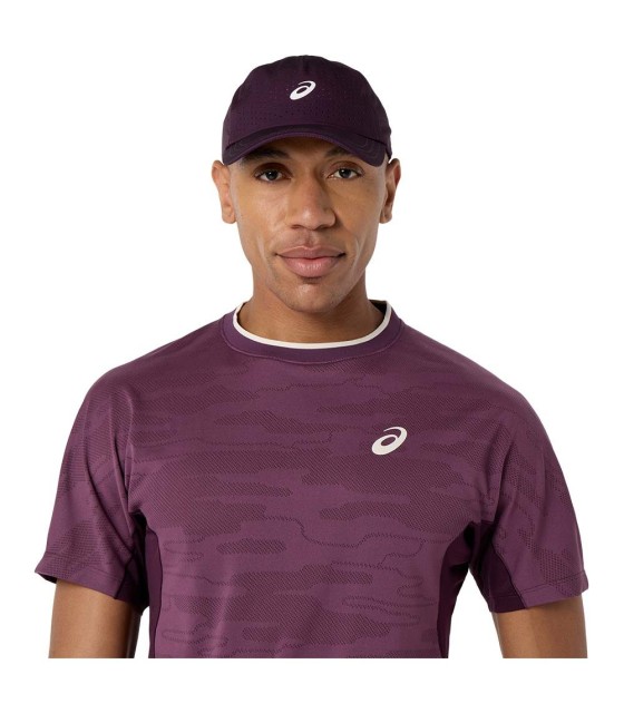 Camiseta Asics Match Jacquard SS Violeta 4