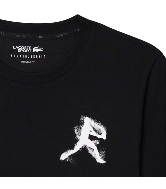 Pack T-shirt + Cap Lacoste Tennis x Novak Djokovic Black 5