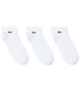 Calcetines Lacoste Sport Cortos Blancos (3 pares) 1
