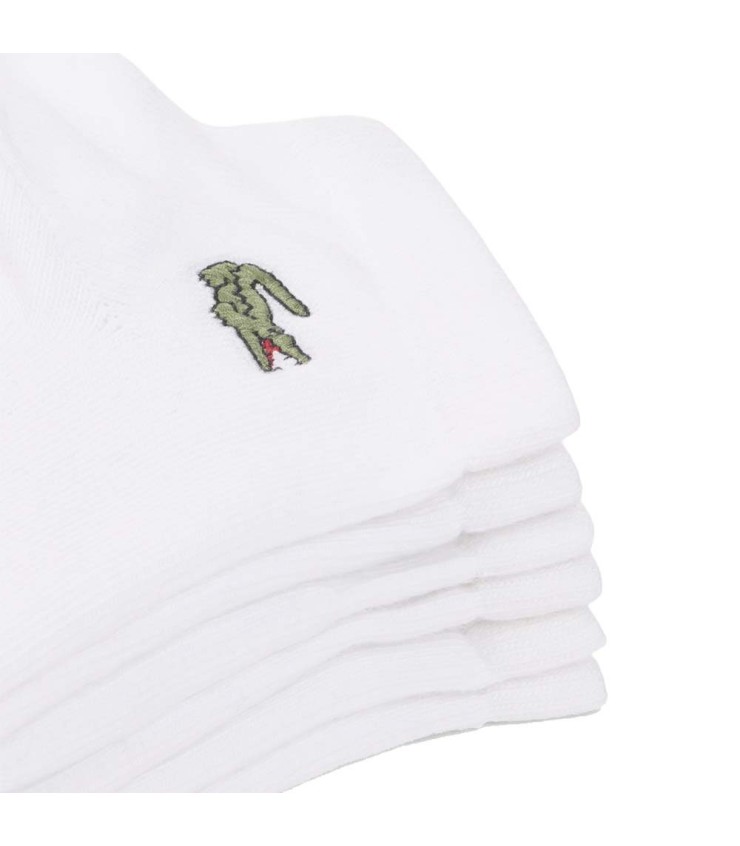 Les chaussettes Lacoste Shorts blanches sportifs (3 paires) 2