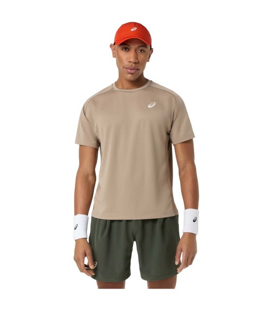 T-SHIRT ASICS GIOCO SS GRIGIO BEIGE 1