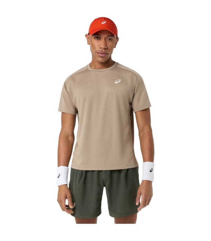 T-SHIRT ASICS GIOCO SS GRIGIO BEIGE 1