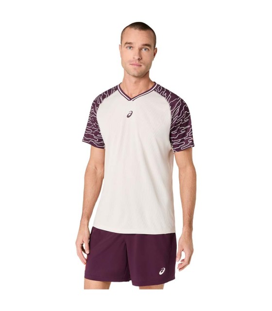Camiseta Asics Padel Court SS Beige 1