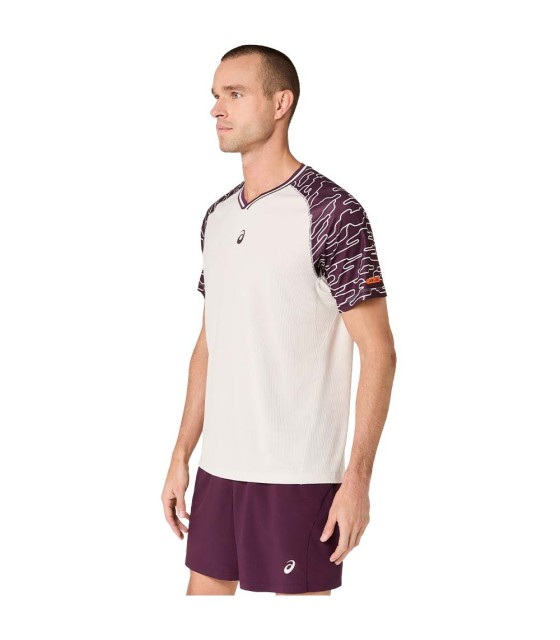 Camiseta Asics Padel Court SS Beige 3