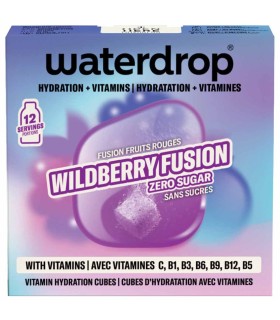 Microdrink waterdrop fusion rosso frutti X12 1