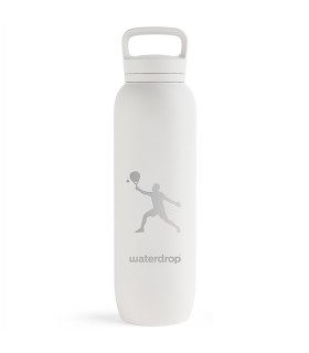 Bottiglia termica Waterdrop Padel Blanca 1