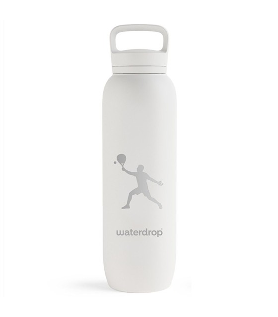 Thermal bottle Waterdrop Padel Blanca 1