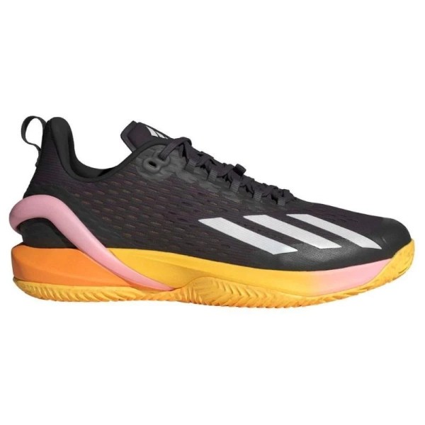 Ténis Adidas Adizero Cybersonic Preto Prata Laranja | IPONTENNIS