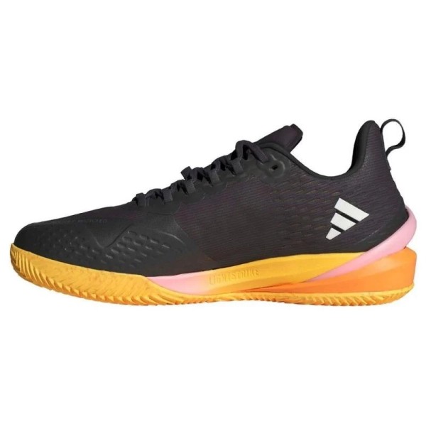 Ténis Adidas Adizero Cybersonic Preto Prata Laranja | IPONTENNIS
