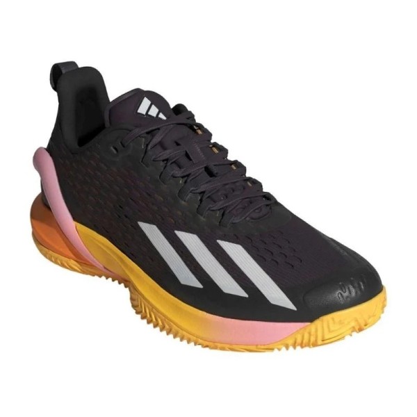 Ténis Adidas Adizero Cybersonic Preto Prata Laranja | IPONTENNIS