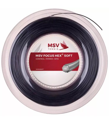 STRING REEL MSV FOCUS HEX SOFT BLACK 200 m