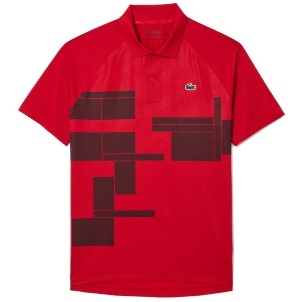 POLO LACOSTE TENNIS NOVAK DJOKOVIC ROT