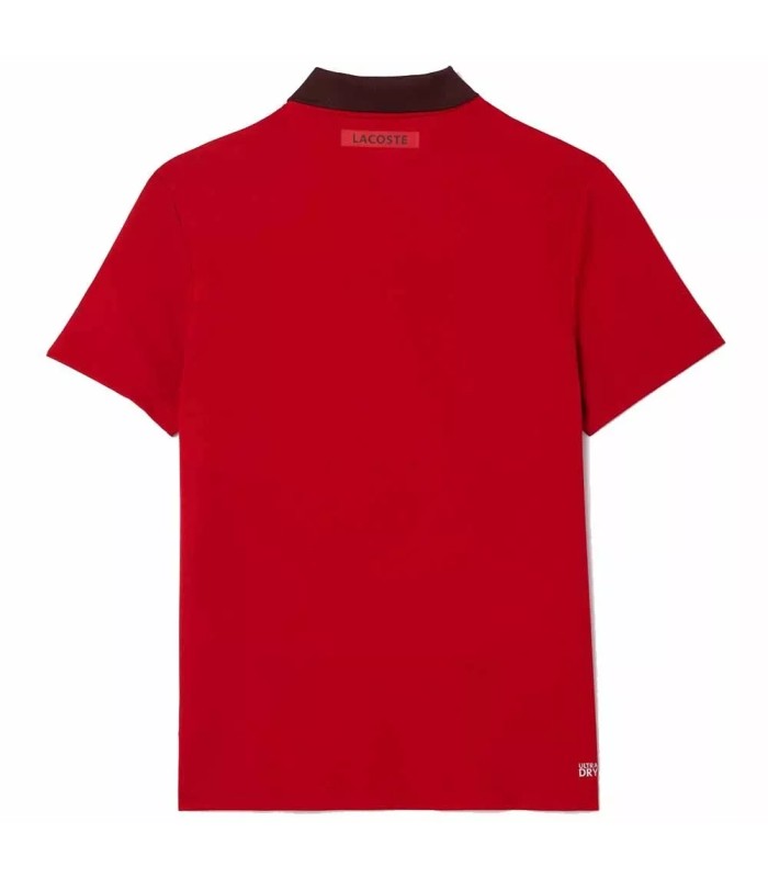 POLO LACOSTE TENIS NOVAK DJOKOVIC ROJO VERSION FAN