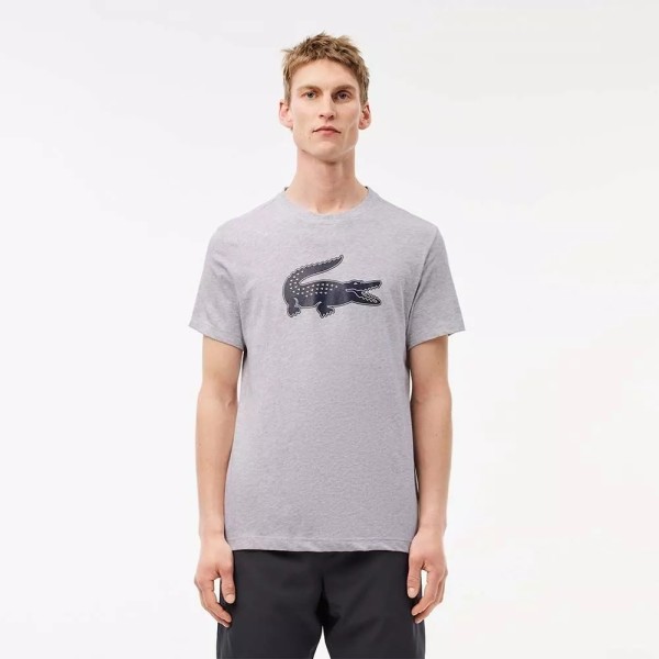 T-SHIRT SPORTIVA LACOSTE GRIGIA | Ipontennis