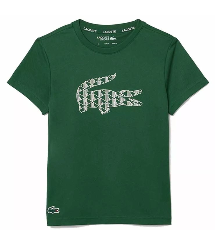 Camiseta Verde Junior de Lacoste 1