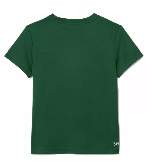 T-shirt Vert Junior de Lacoste | Ipontennis
