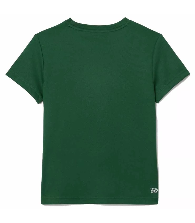 T-shirt Vert Junior de Lacoste | Ipontennis