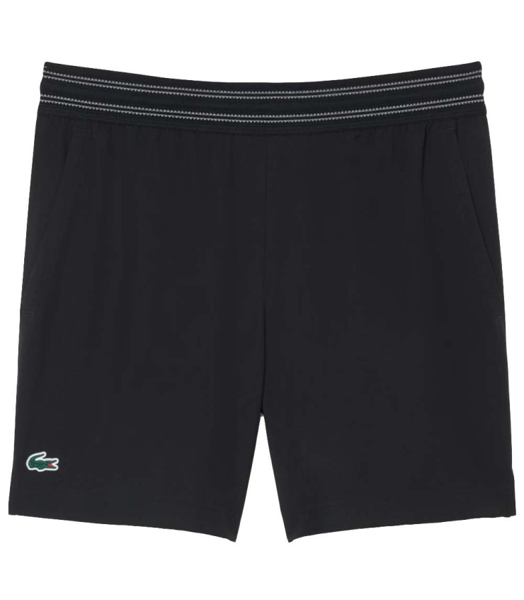 Short Lacoste Ultra Dry Tennis Black Reflective 1