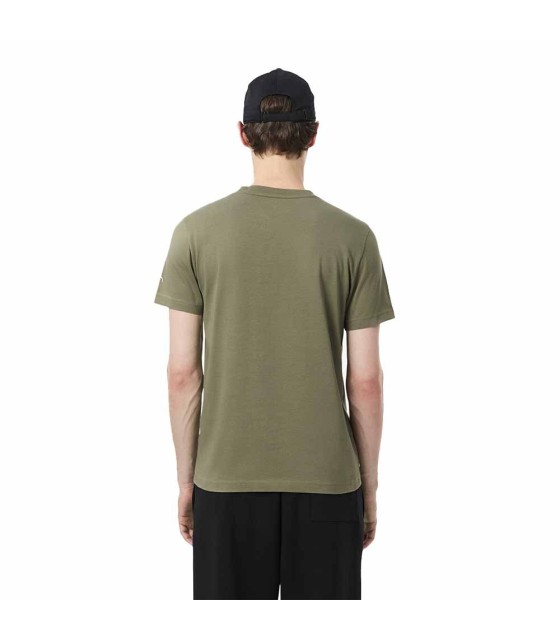 Pack t-shirt + cap Lacoste Tennis X Novak Djokovic Kaki SRC-64689