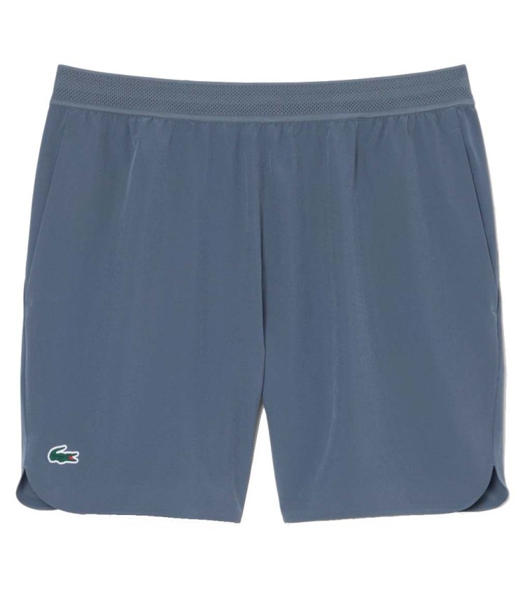 Kurze Lacoste Tennis X Novak Djokovic auf dem Hof grau SRC-64582