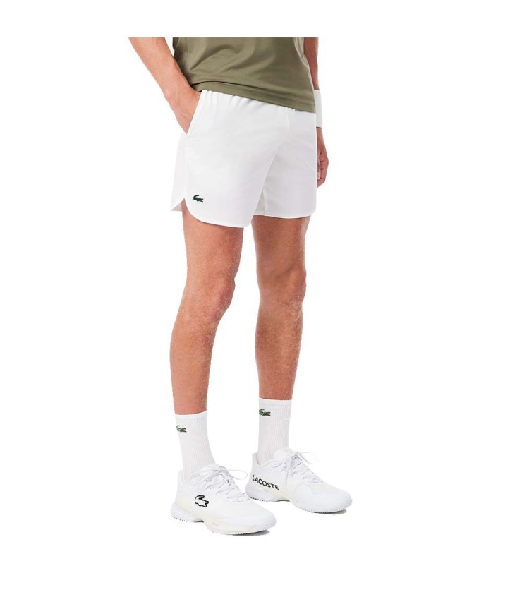 Short Lacoste Tennis x Novak Djokovic On Court Blanco SRC-64591