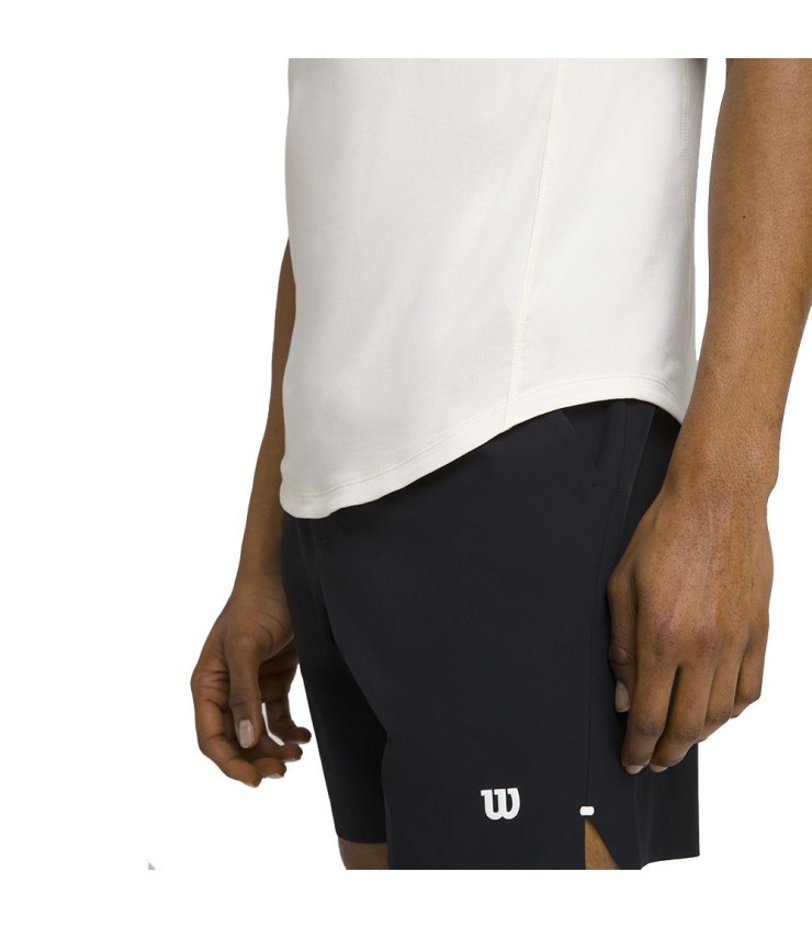 T-shirt wilson quotidiana bianca Broken SRC-64542