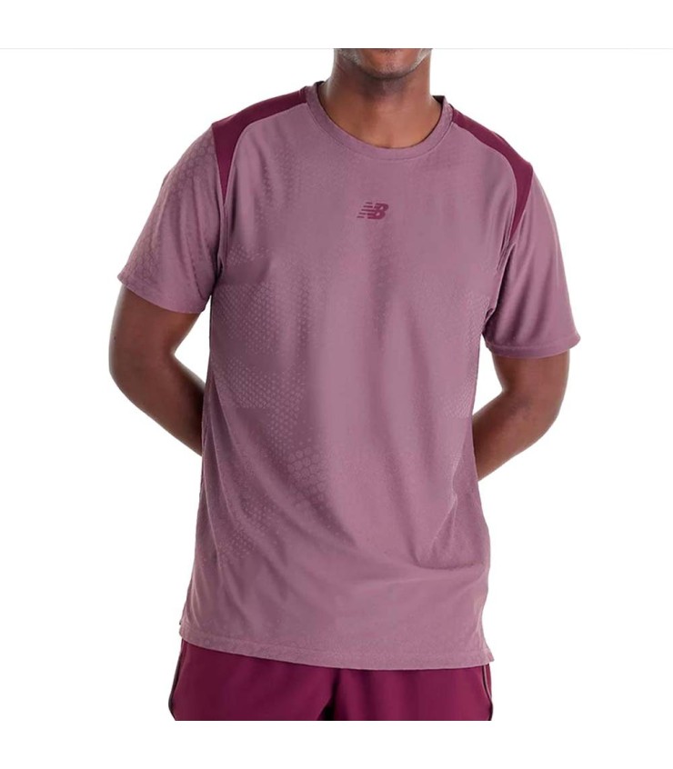 T-shirt NOVO BALANCE TOMOURINHA NYC PINK / BORDEAUX SRC-64505