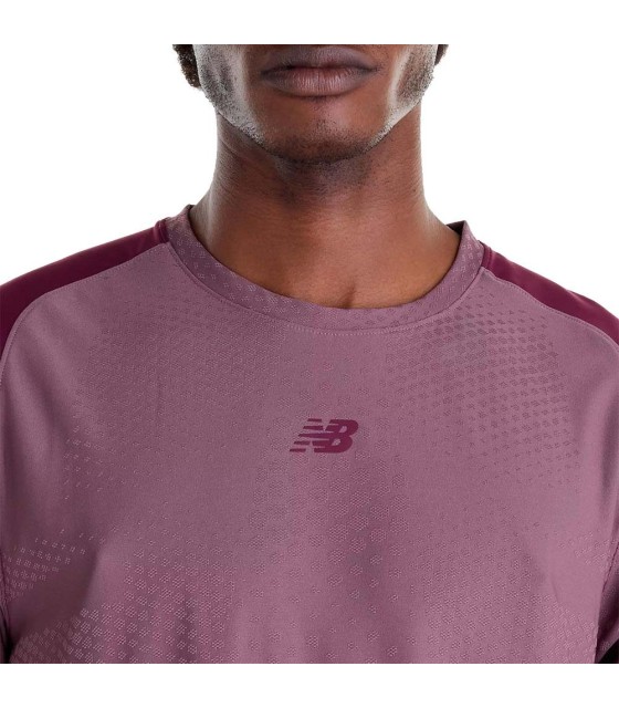 T-shirt Nouveau Solde Tournament NYC Rose / Bordeaux SRC-64507