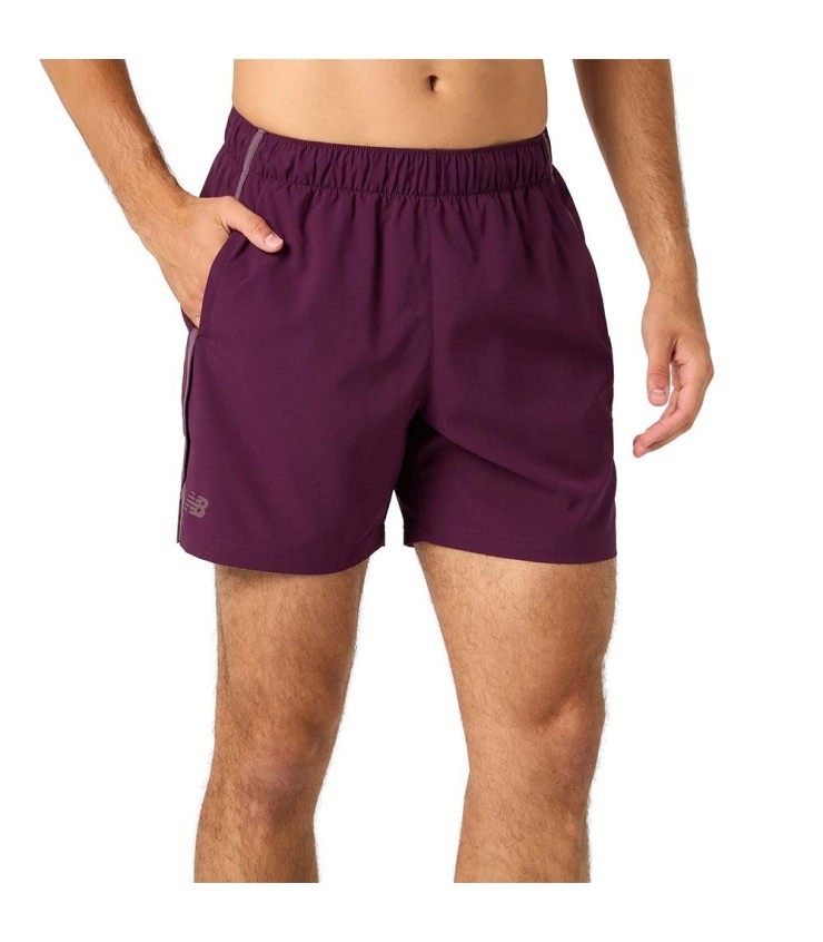 Short New Balance Tournament NYC Burdeos SRC-64445
