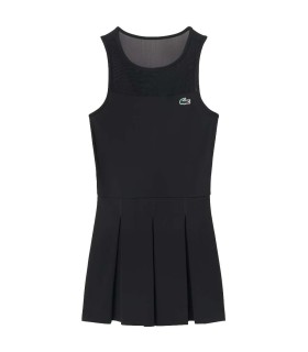Robe Lacoste Tennis plissé stretch noir src-64574
