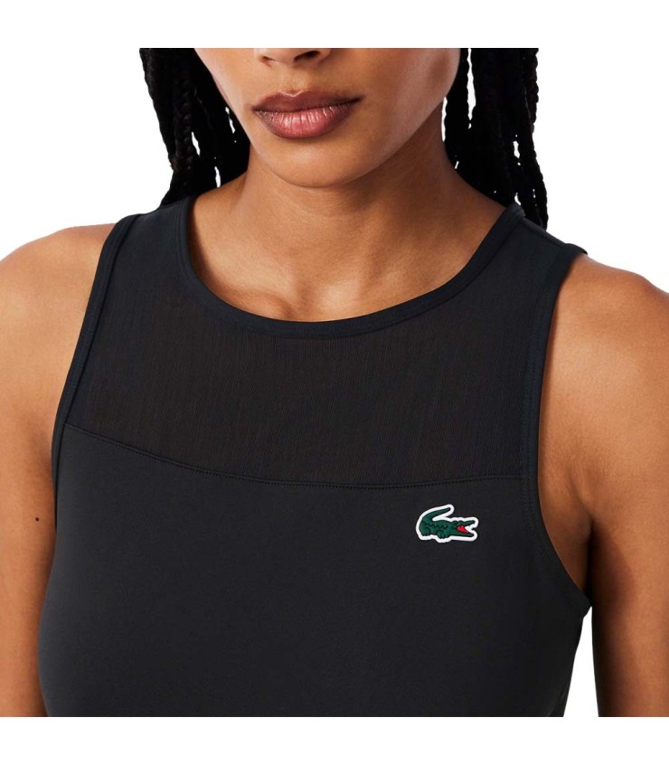 Robe Lacoste Tennis plissé stretch noir src-64576