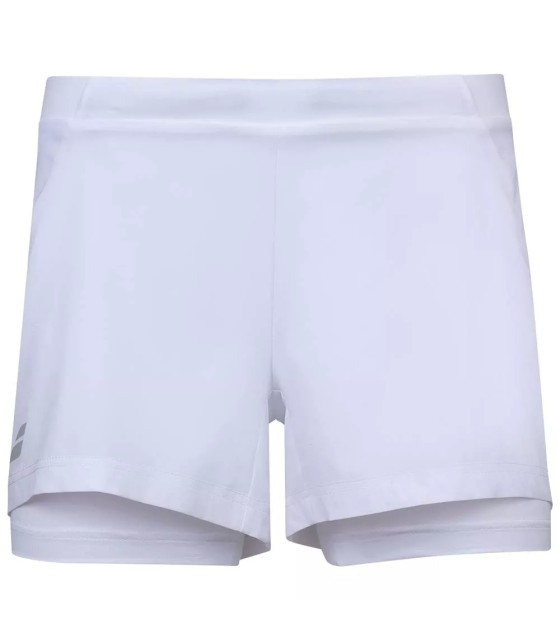 Babolat Junior Short de Sport pour Fille Blanc | Ipontennis