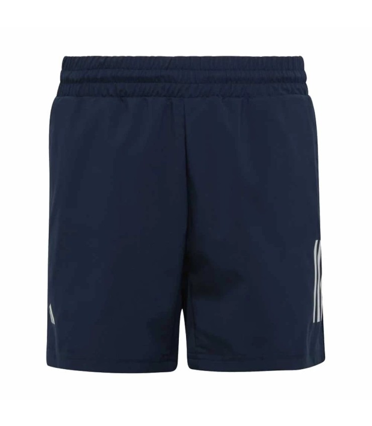 Adidas Junior Club 3 Stripes Navy Short | IPONTENNIS