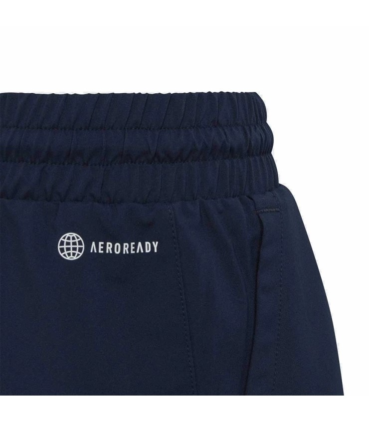 Adidas Junior Club 3 Stripes Navy Short | IPONTENNIS