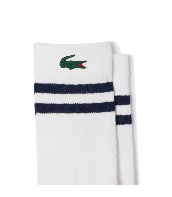 Weiße Socken Lacoste Sport Jersey