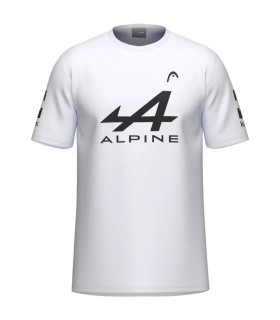 Weißes T-Shirt Head Arturo Coello Sponsoren 2025