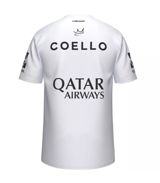 T-shirt Blanche Head Arturo Coello Sponsors 2025