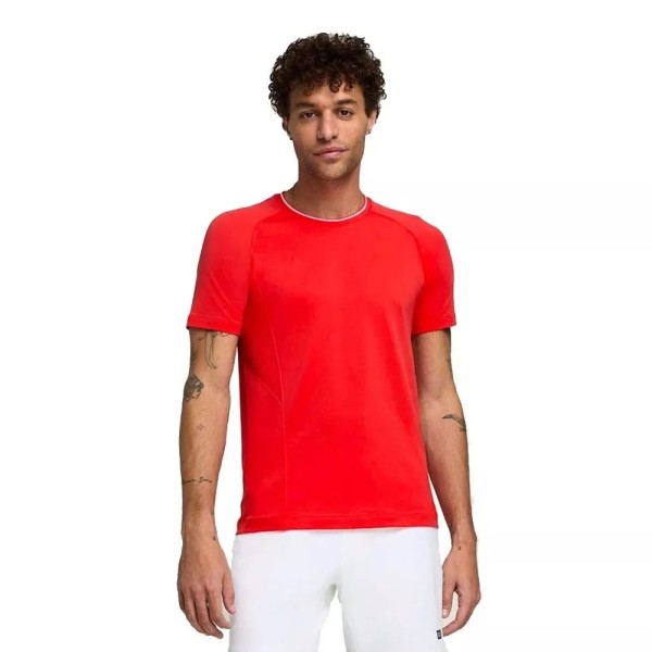 Wilson Team Seamless Crew T-Shirt Red2