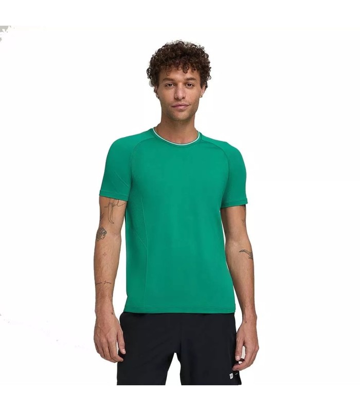 Wilson Team Seamless Crew T-Shirt Green2