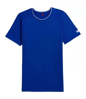 Wilson Team Seamless Crew T-Shirt Blue | IPONTENNIS