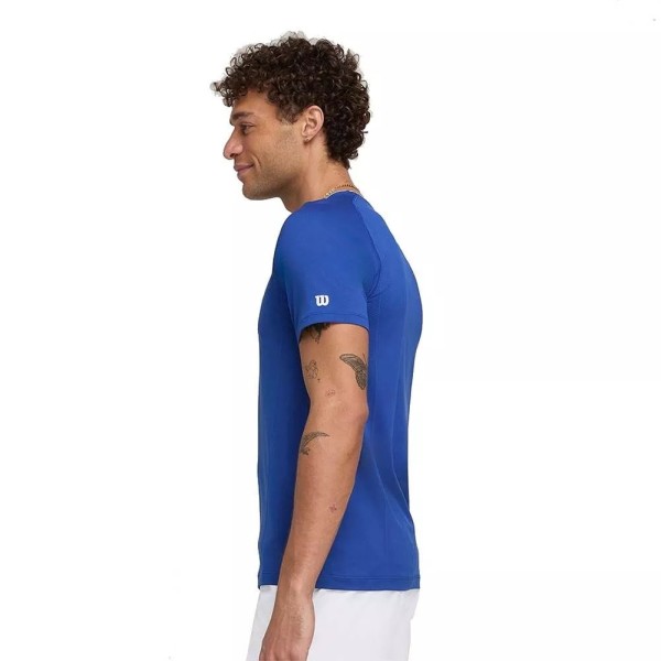 Wilson Team Seamless Crew T-Shirt Blue4