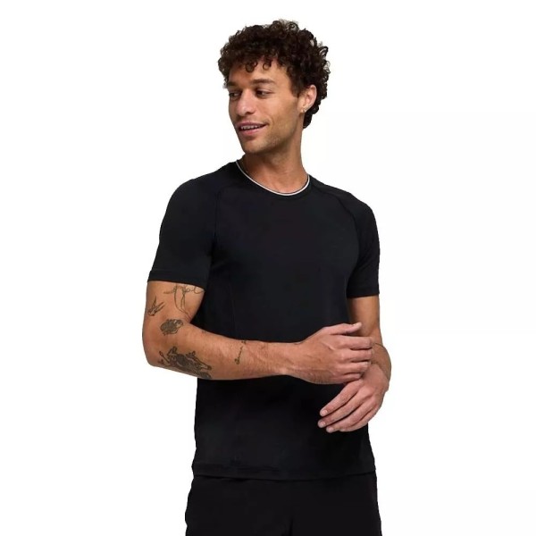 Schwarzes Wilson Team Seamless Crew T-Shirt | Ipontennis