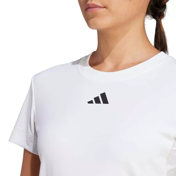 Camiseta Adidas Freelift para mulher branca | Ipontennis
