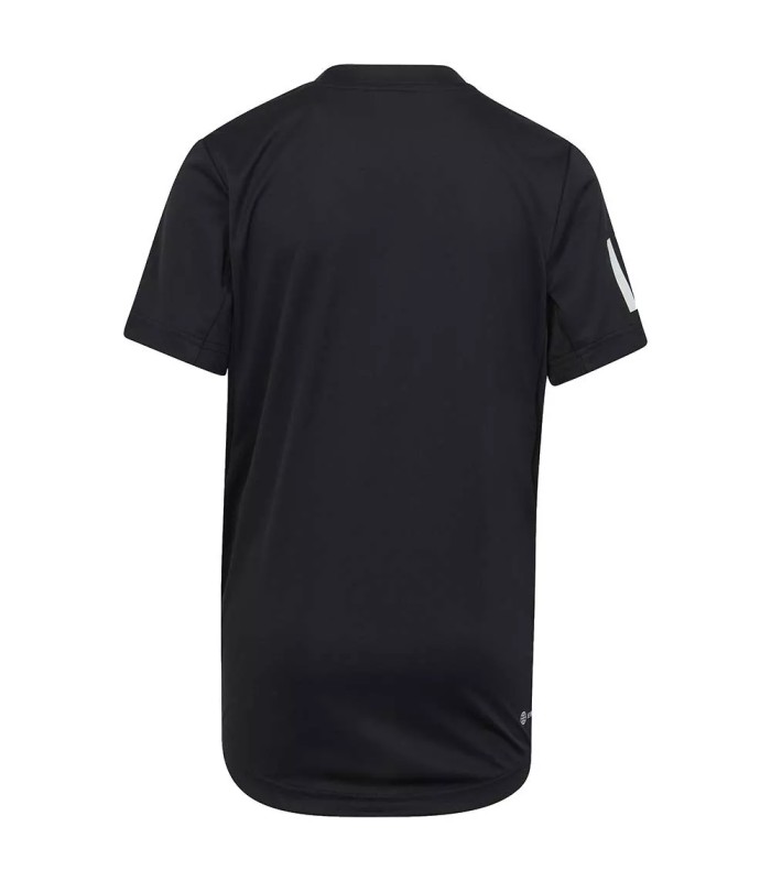 Adidas Club 3 Stripes Junior T-Shirt Black2