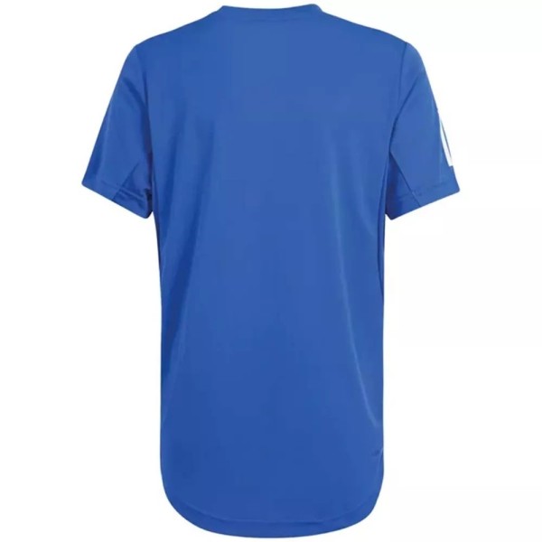 Adidas Club 3 Stripes Junior T-Shirt Blue2