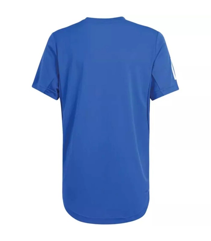 Adidas Club 3 Stripes Junior T-Shirt Blue2