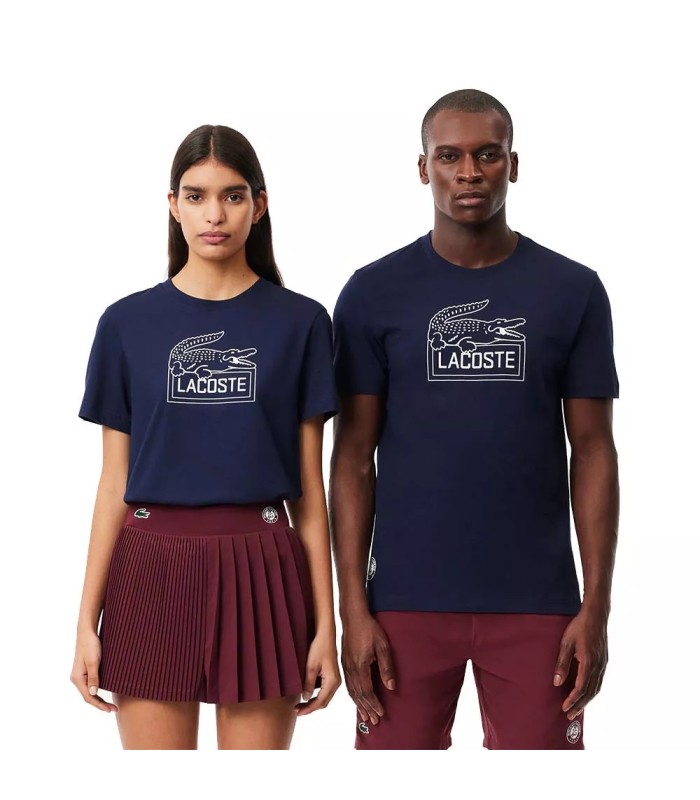 Lacoste Sport Roland Garros Unisex Navy Blue T-shirt2