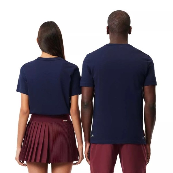 Lacoste Sport Roland Garros Unisex Navy Blue T-shirt3
