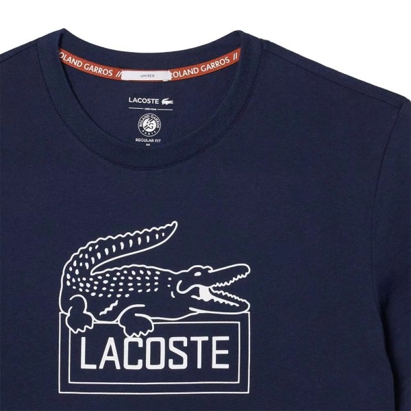 Lacoste Sport Roland Garros Unisex Navy Blue T-shirt4