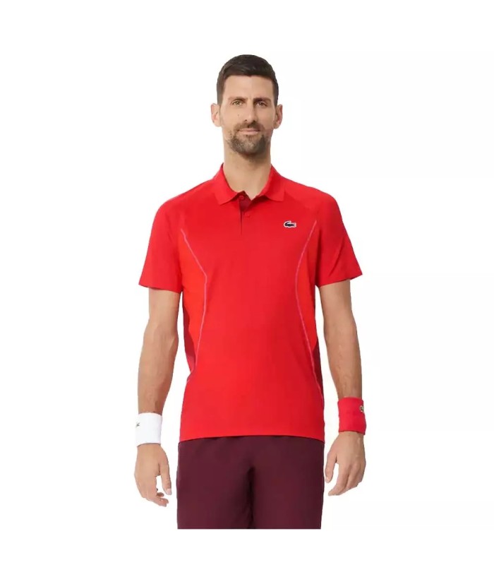 Lacoste Tennis Monte-Carlo Novak Djokovic Red Polo2
